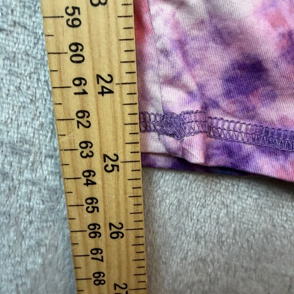 Cuddl Duds Base Layer Set Girls Large Multicolor Tie Dye Comfortech Pajamas 2pk